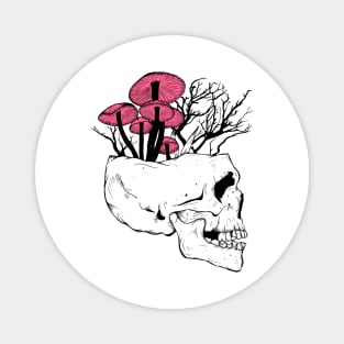 Fungi Skull Magnet